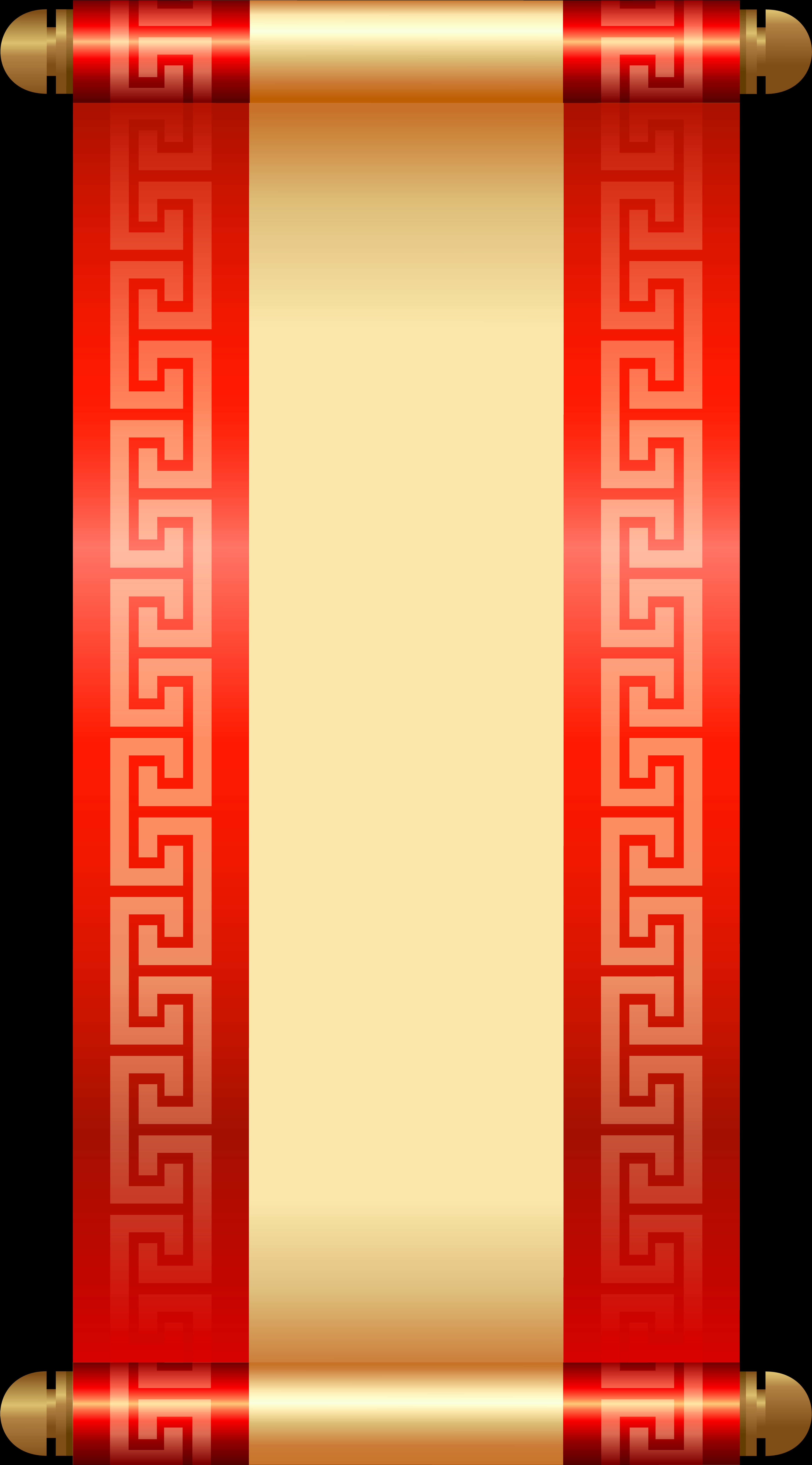 A Red And Yellow Rectangular Frame