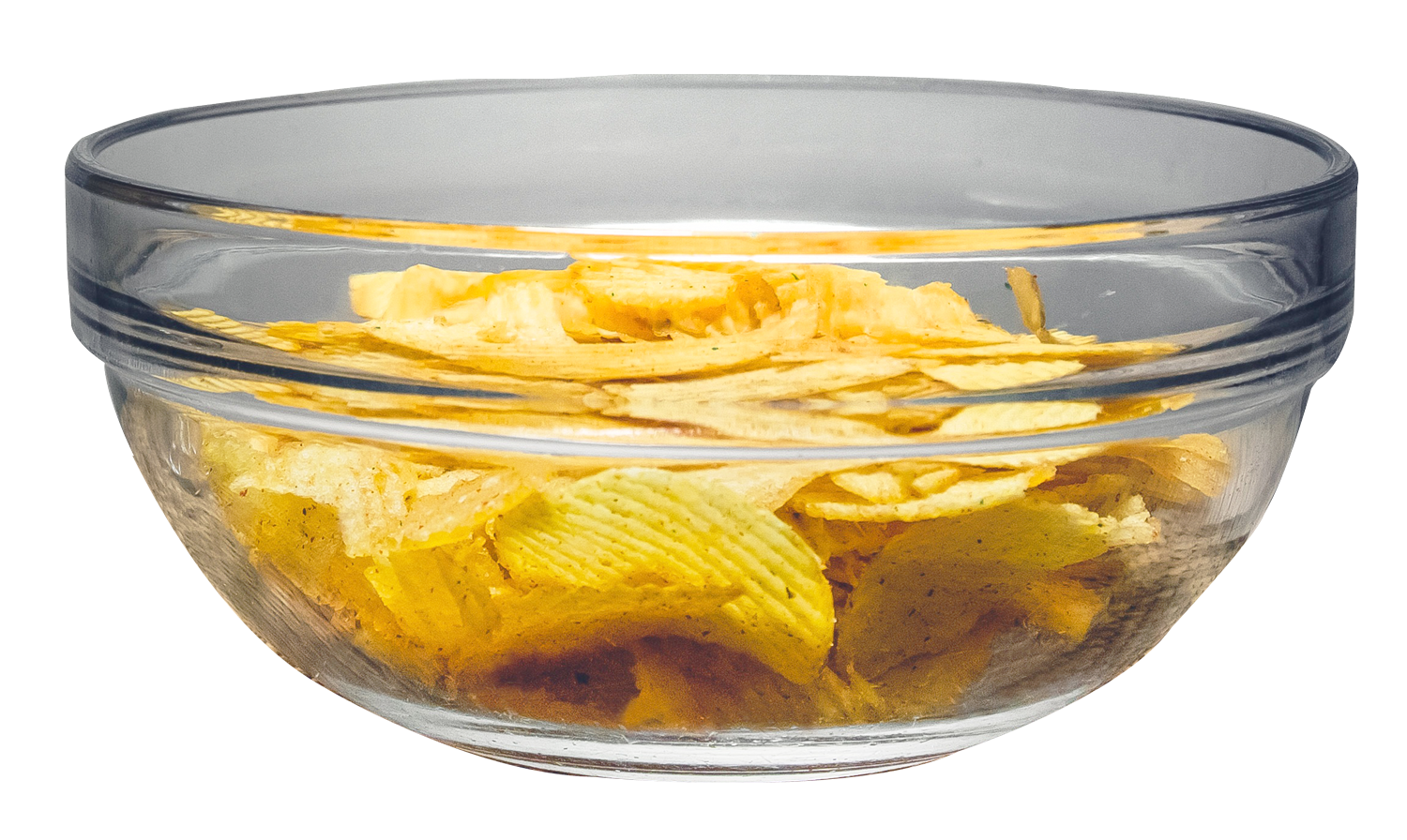 A Bowl Of Potato Chips