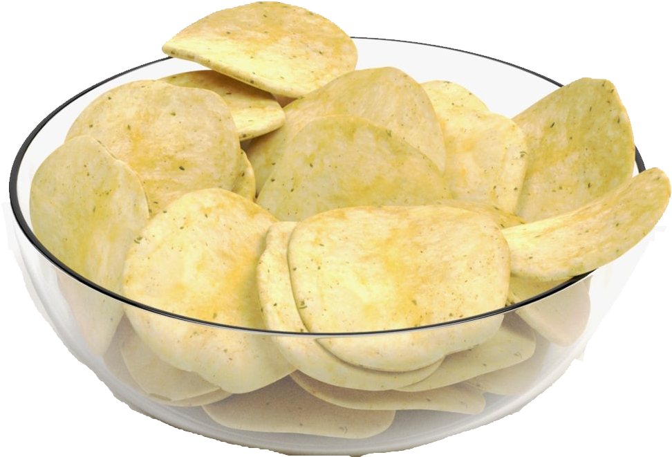 A Bowl Of Potato Chips