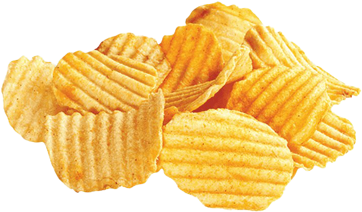 A Group Of Potato Chips