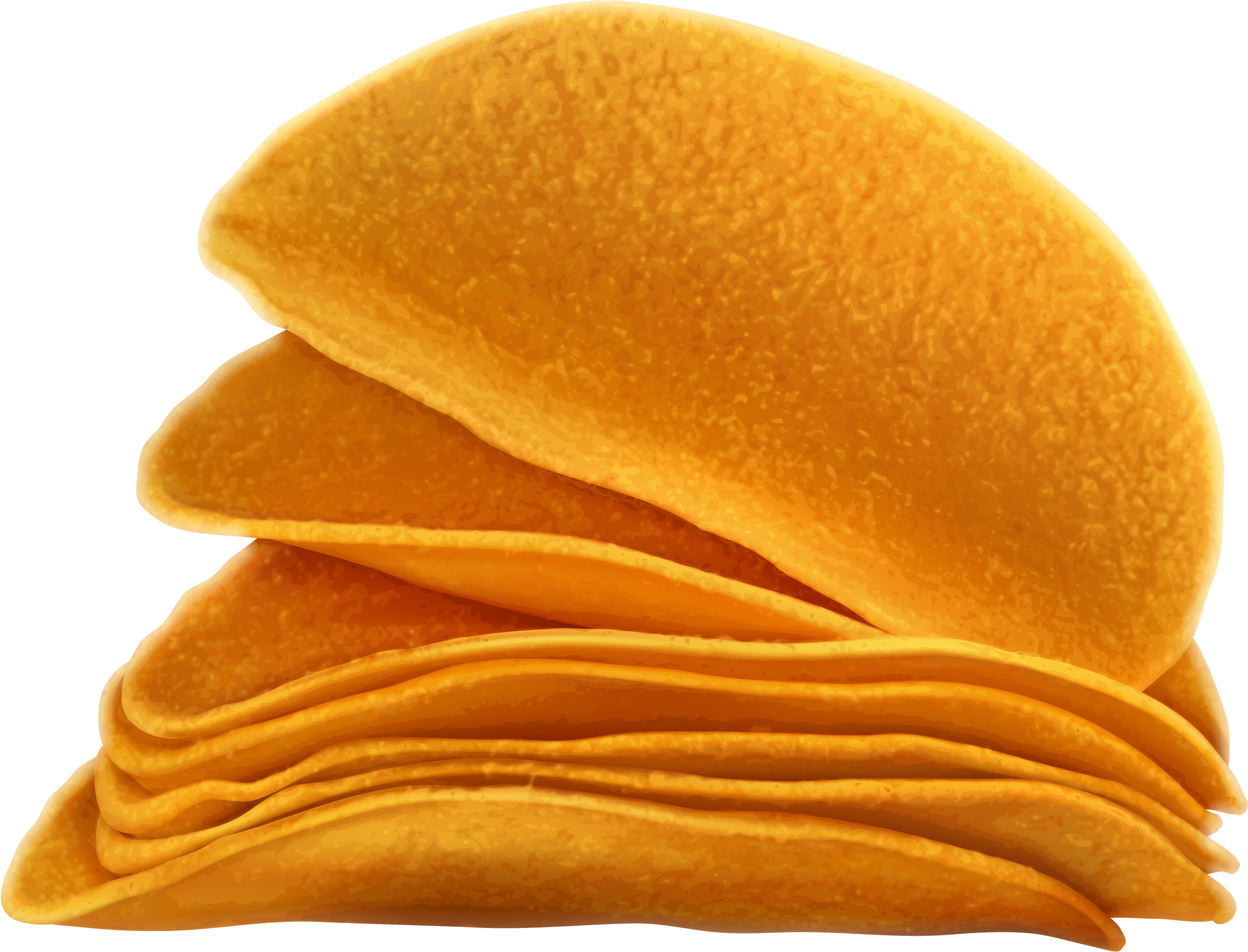 A Stack Of Tortillas On A Black Background