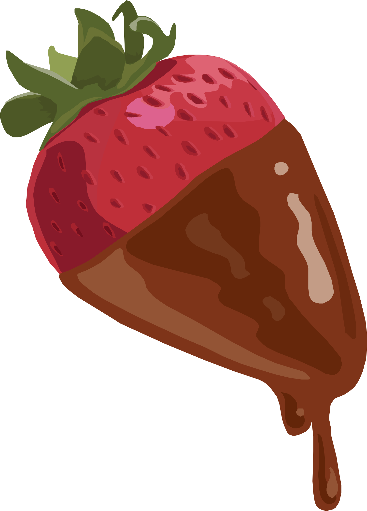 Chocolate Covered Strawberries Png 1494 X 2079