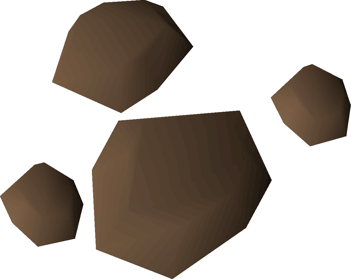 A Group Of Brown Objects