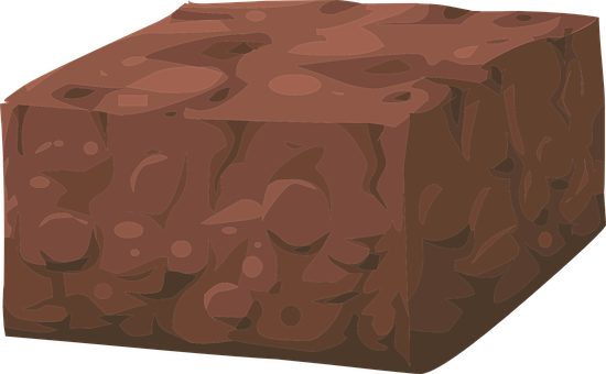 A Brown Cube With Holes