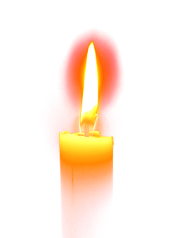 A Close-up Of A Candle