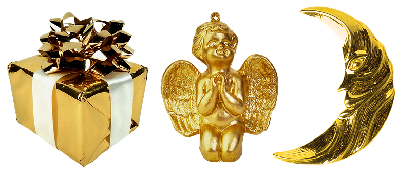 A Gold Angel And A Gift
