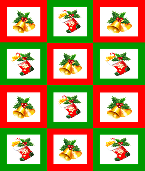 A Pattern Of Bells And Stockings