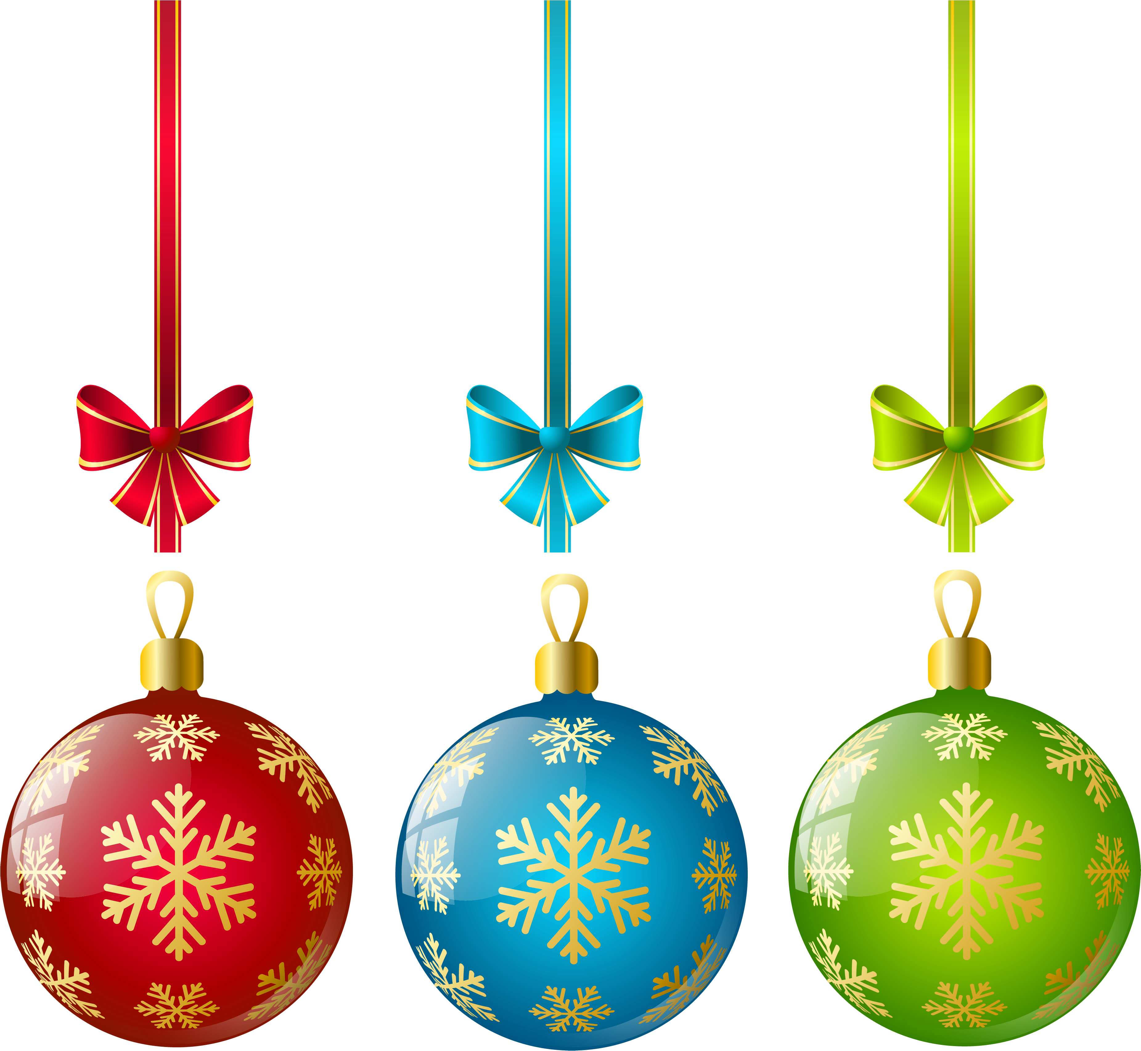 A Set Of Ornaments From Ribbons