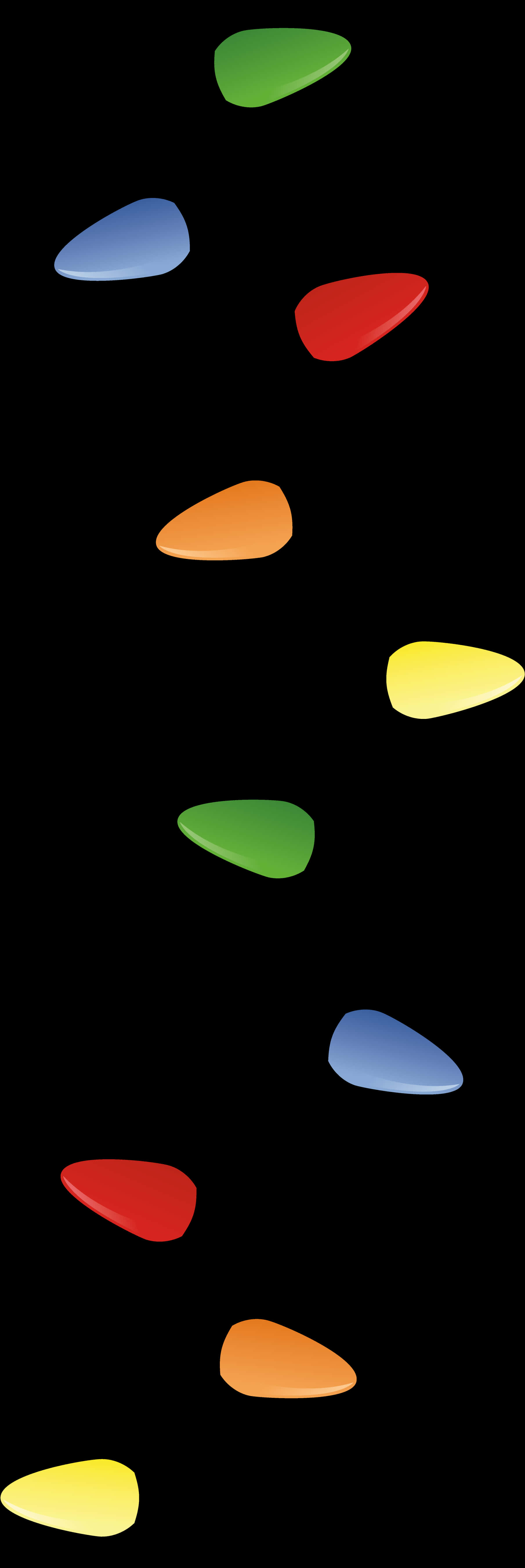 A Group Of Colorful Guitar Picks