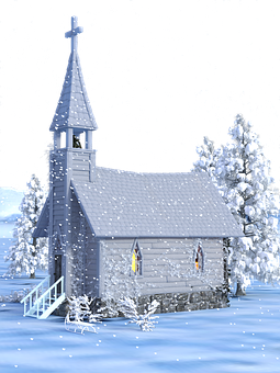 A Church In The Snow