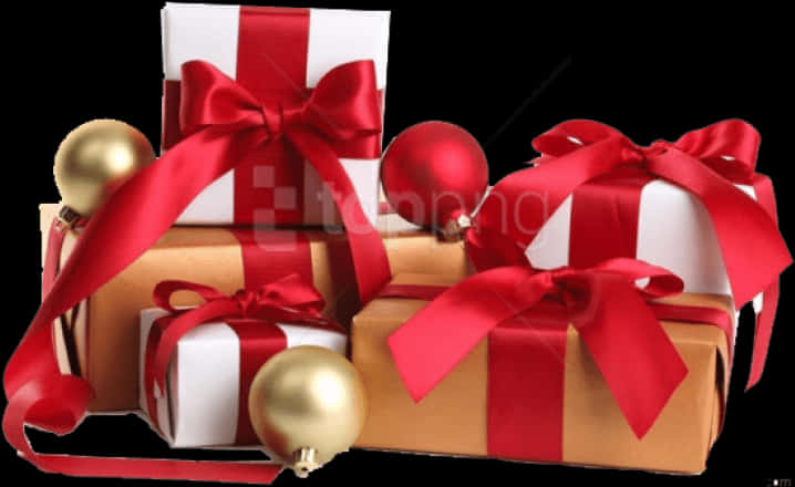 Christmas Gifts Png - Christmas Gift Boxes, Transparent Png