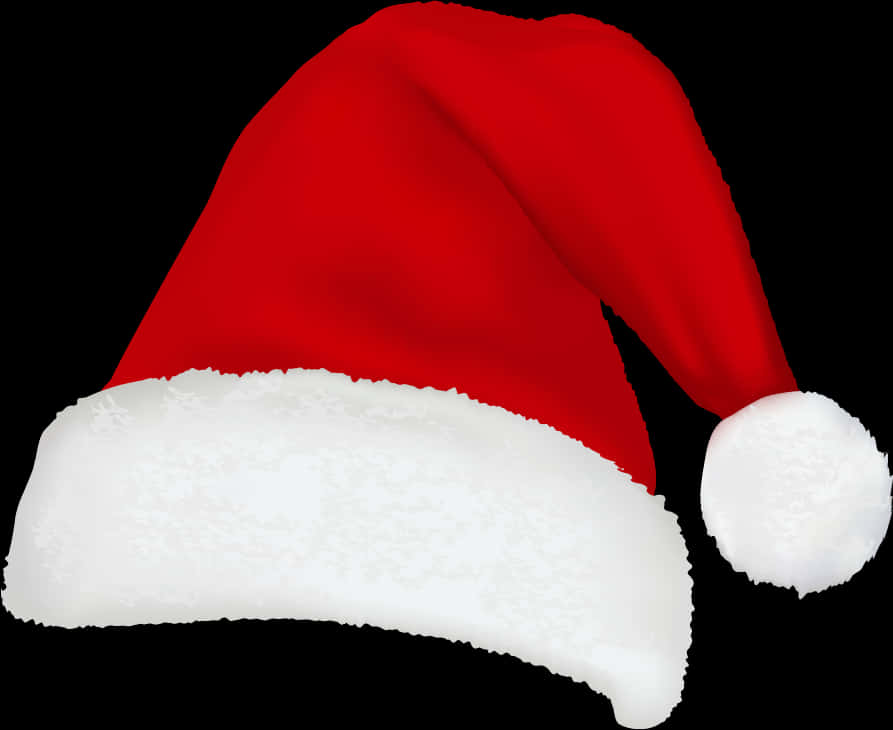 A Red And White Santa Hat