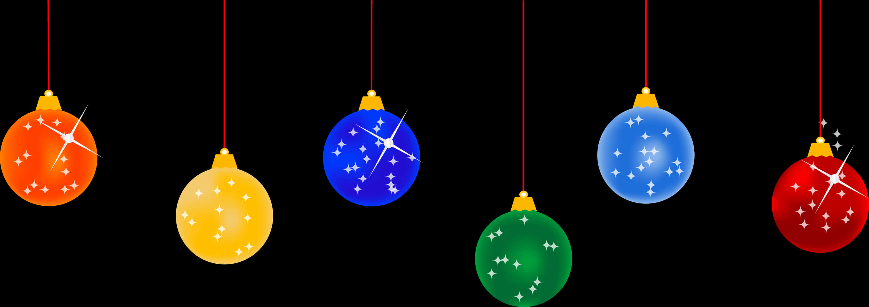 A Pair Of Christmas Ornaments