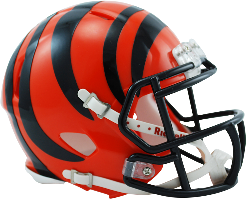 A Red And Black Football Helmet