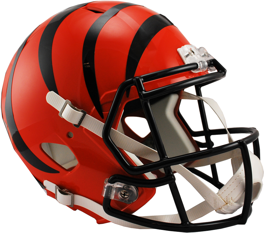 Cincinnati Bengals Speed Replica Helmet - Cincinnati Bengals Helmet 2018, Hd Png Download