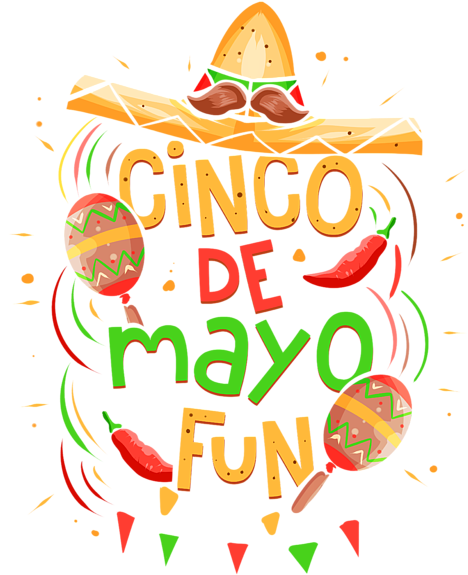 A Poster With A Sombrero And Maracas