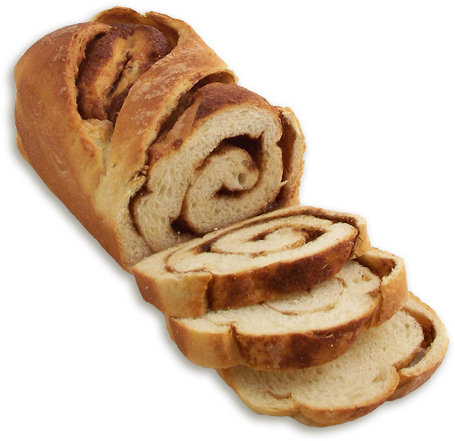 A Loaf Of Bread With A Swirl Of Cinnamon