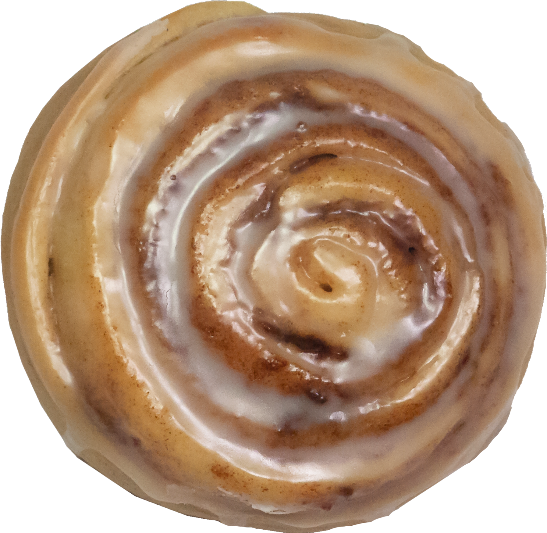 A Close Up Of A Cinnamon Roll