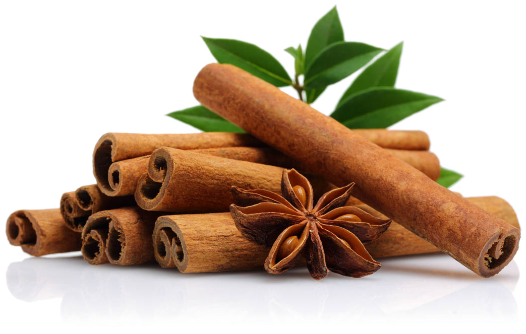 A Group Of Cinnamon Sticks And Anise