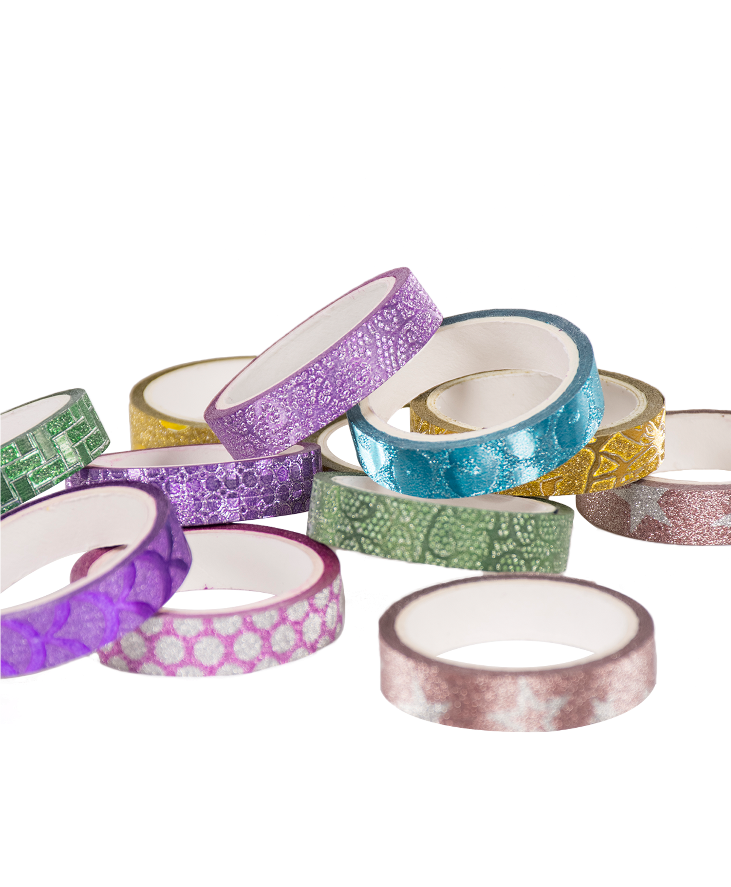 A Group Of Rolls Of Tape