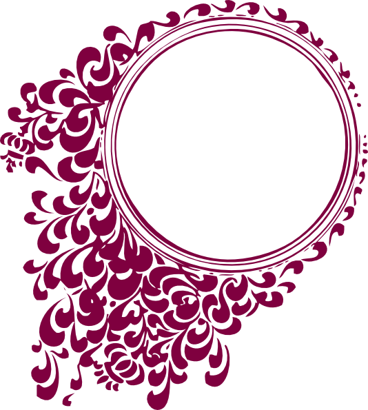 A Circular Design With A Black Background