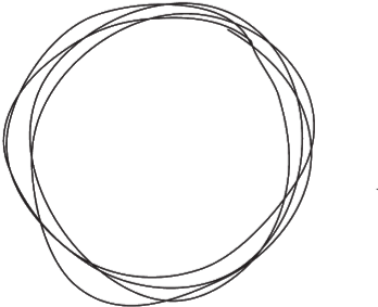 A Black Circle With A Black Background