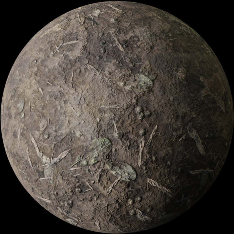 A Close Up Of A Planet
