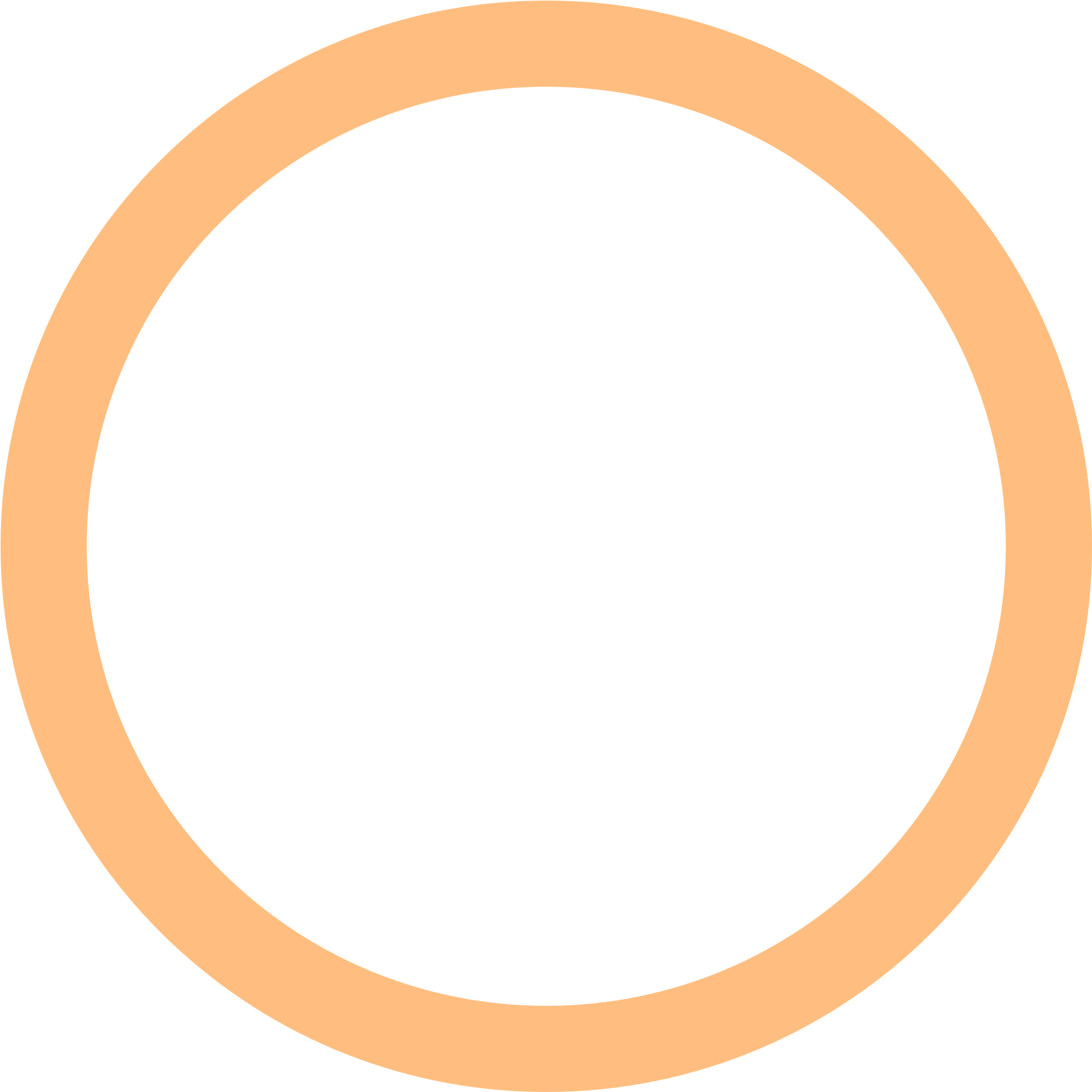 A Brown Circle With Black Background