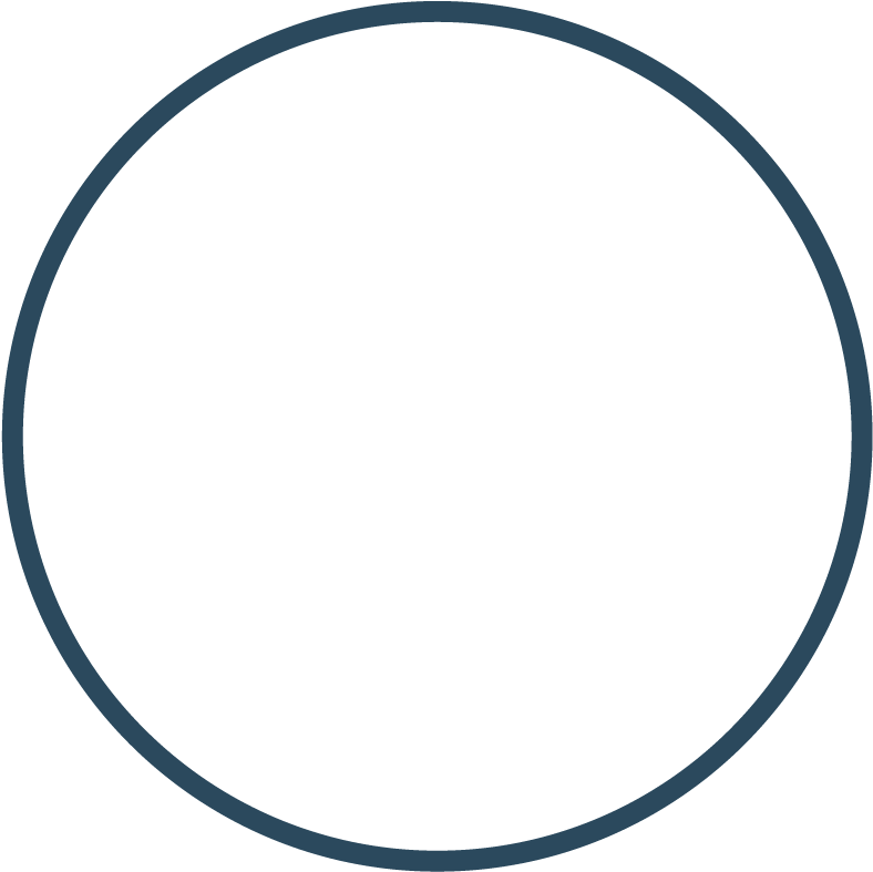 A Black Circle With Blue Lines