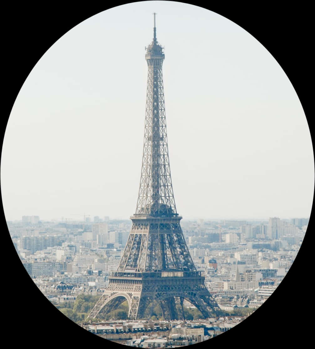 A Large Tower In Eiffel Tower