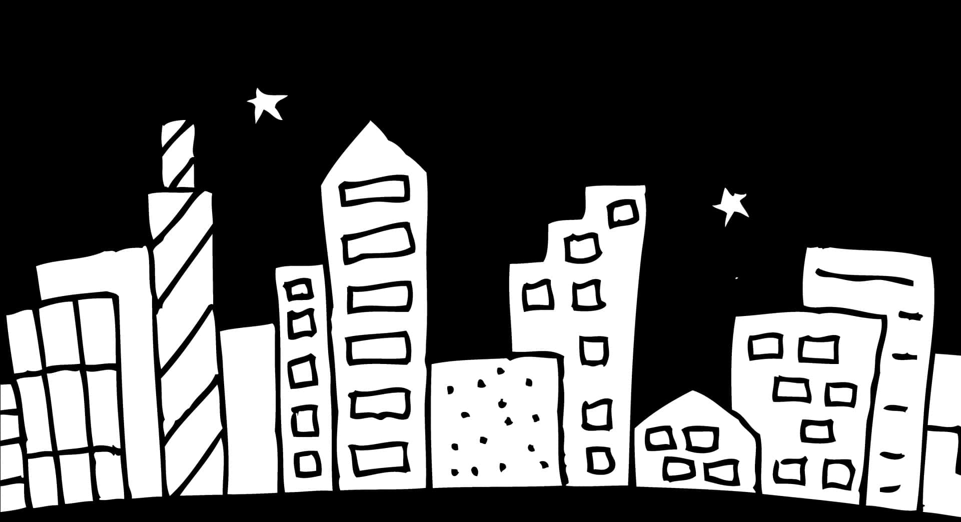 City And Stars Sketch