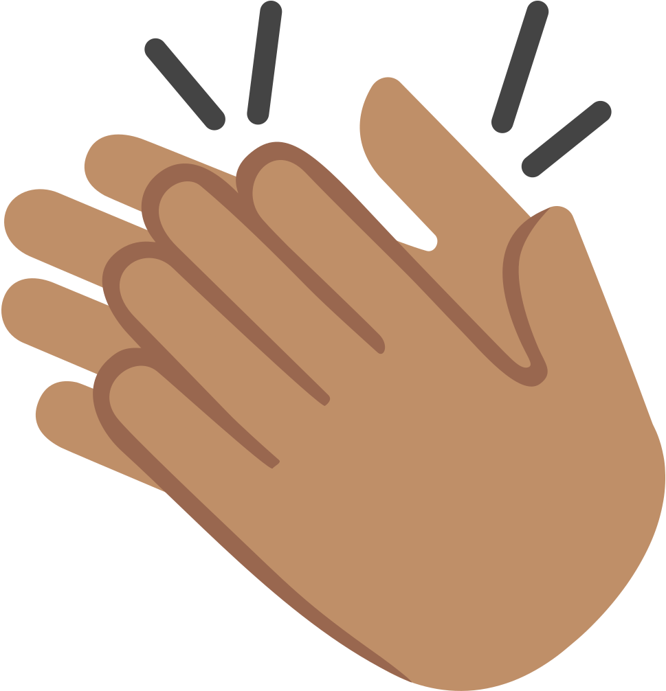 A Cartoon Of Hands Clapping