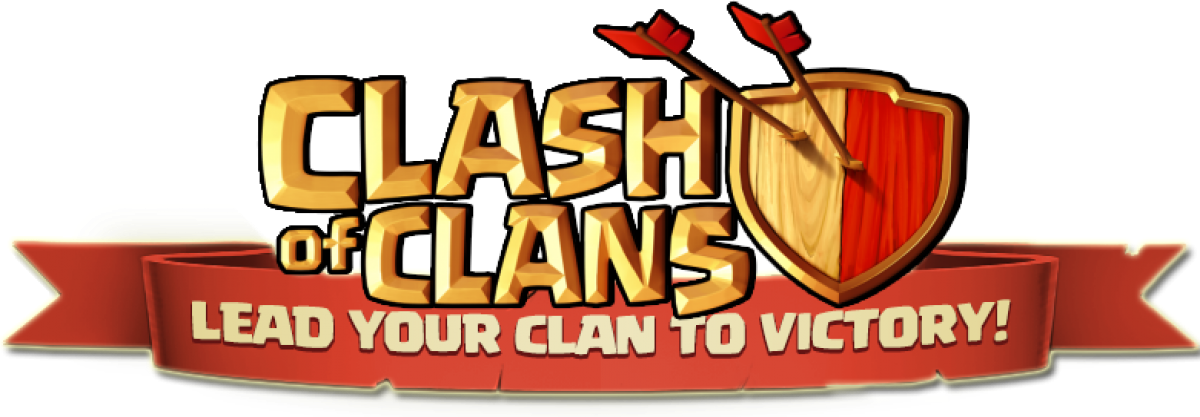 Clash Of Clans Logo Lead To Victory