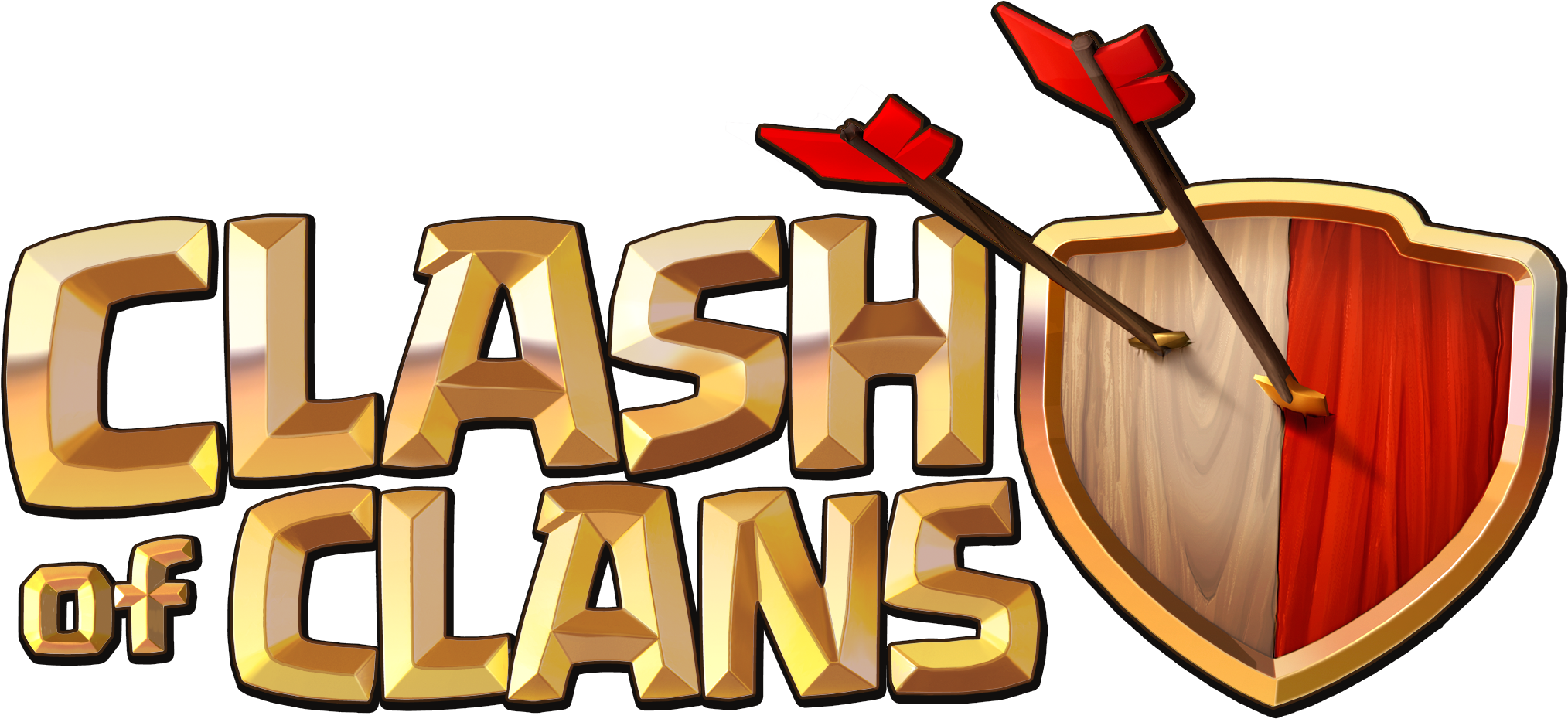 Clash Of Clans Logo With Arrow And Target