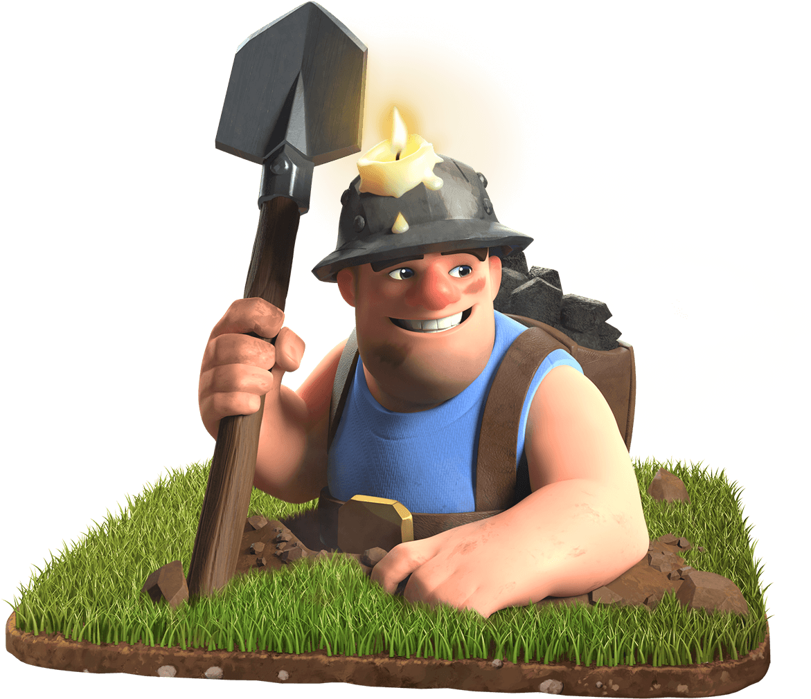 Clash Of Clans Logo Digging Hole