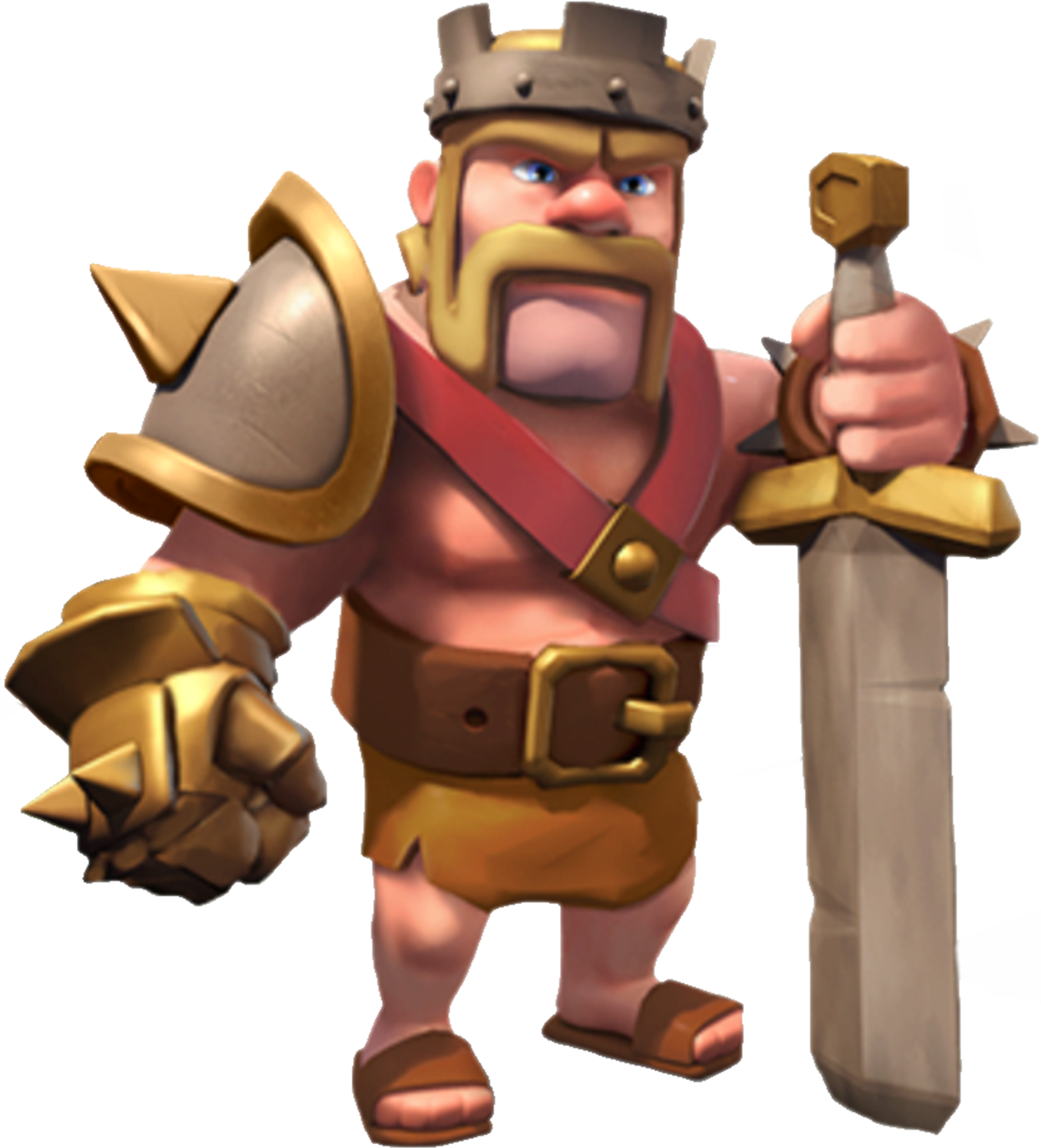 Clash Of Clans Logo Armored Character