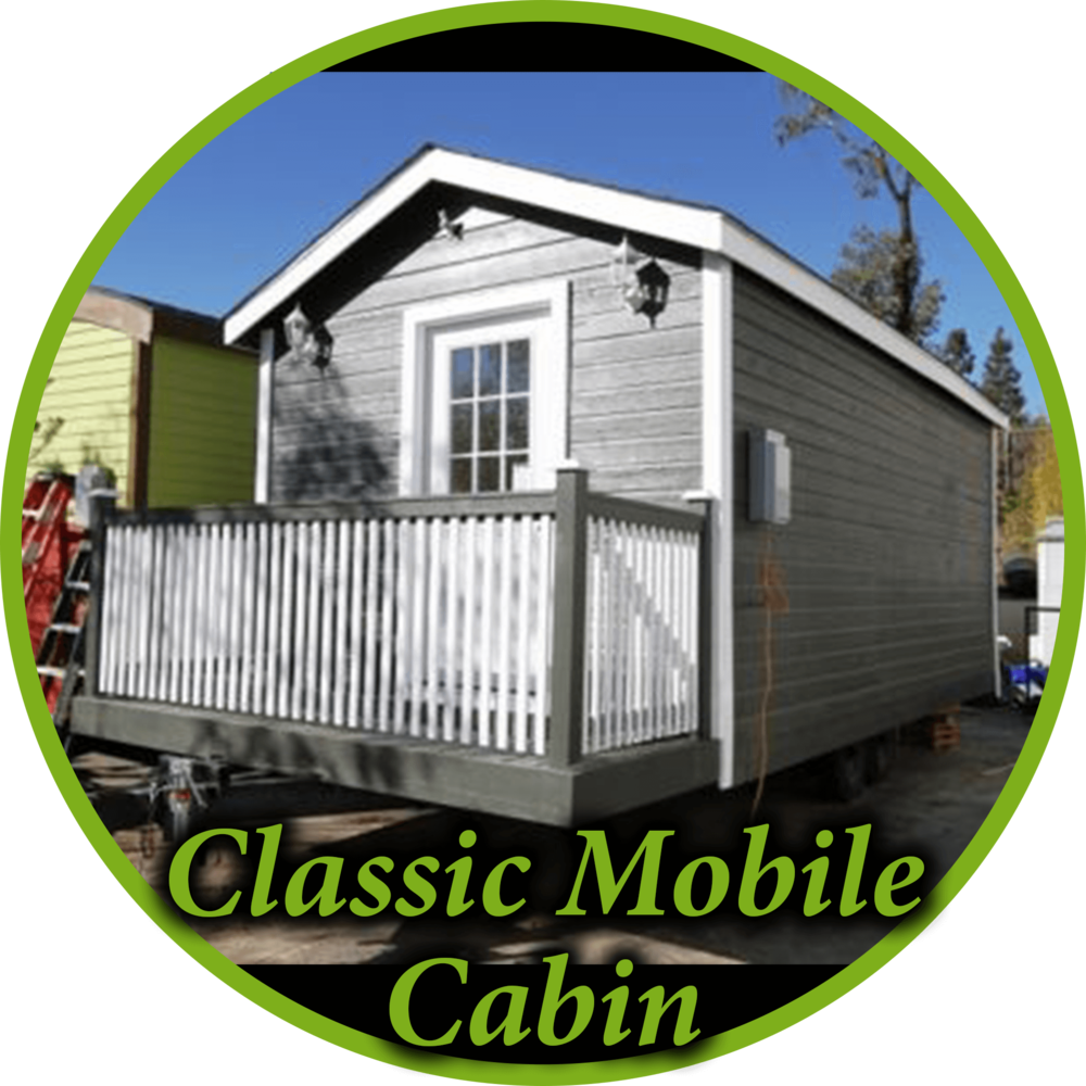 Classic Mobile Cabin Circle - House, Hd Png Download