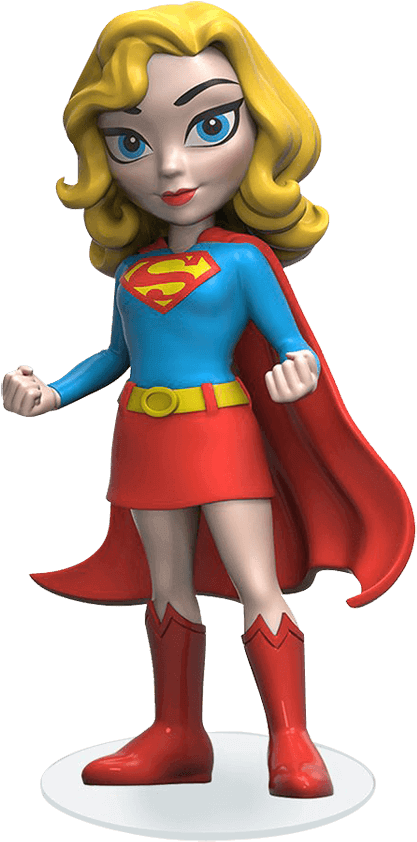Classic Supergirl Rock Candy Vinyl Figure - Funko Rock Candy Supergirl, Hd Png Download
