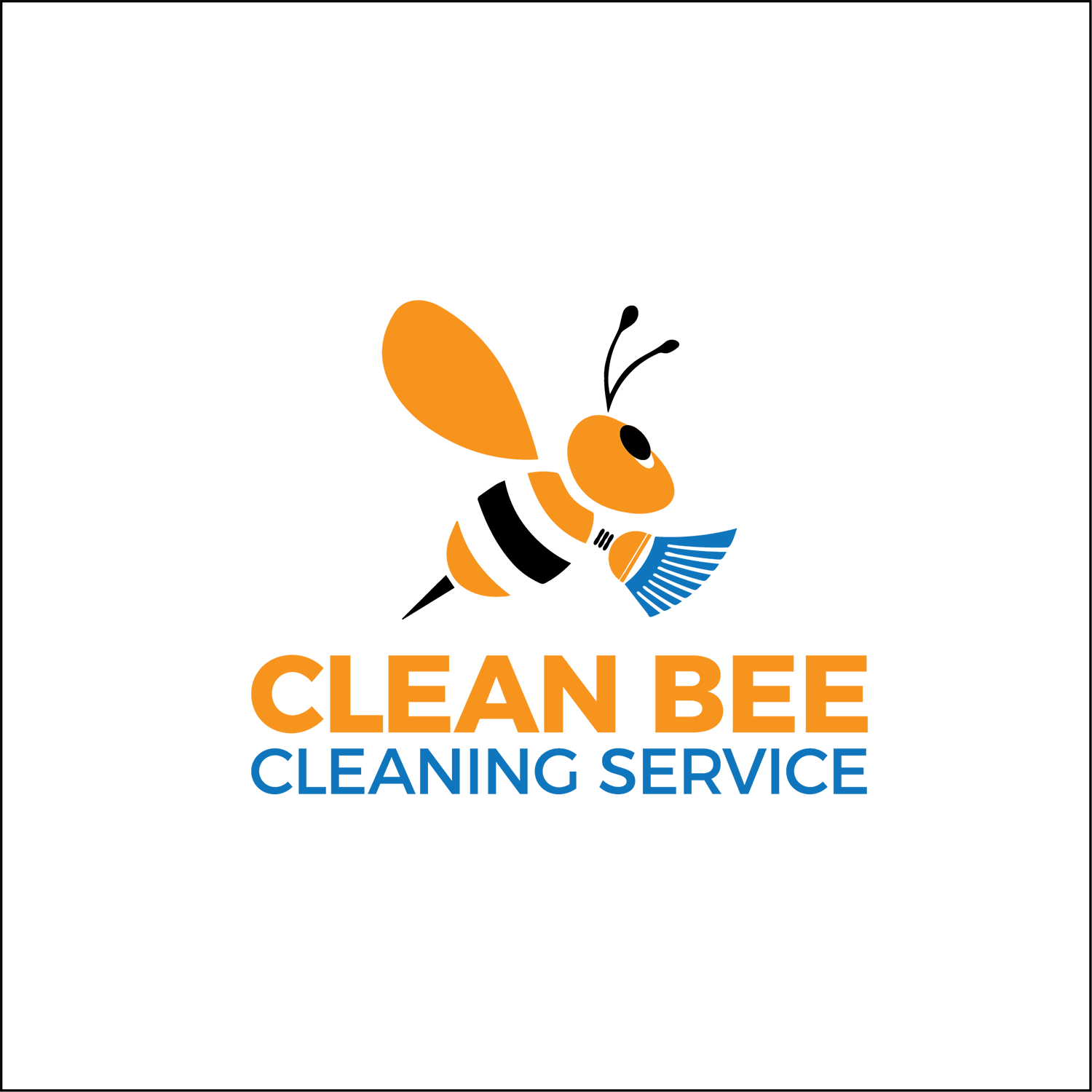 Clean Bee Cleaning Logo