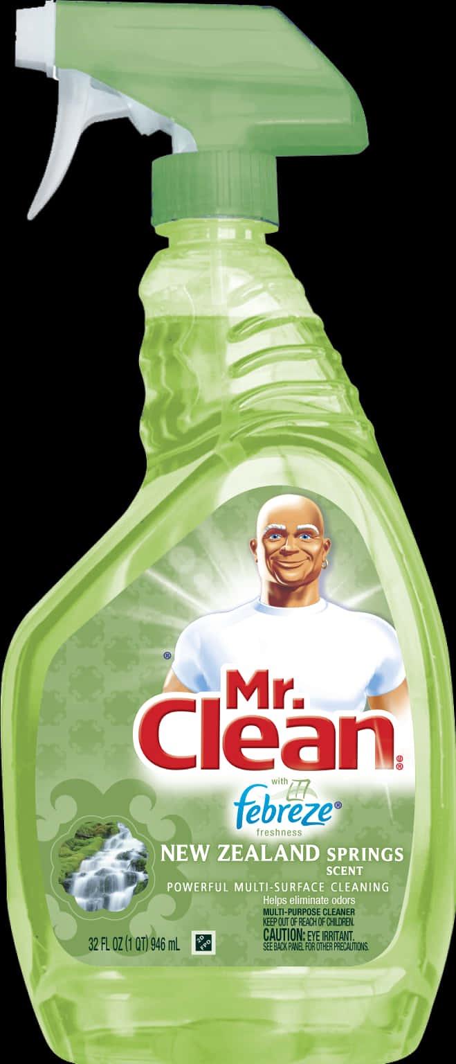 A Green Bottle With A Man On It