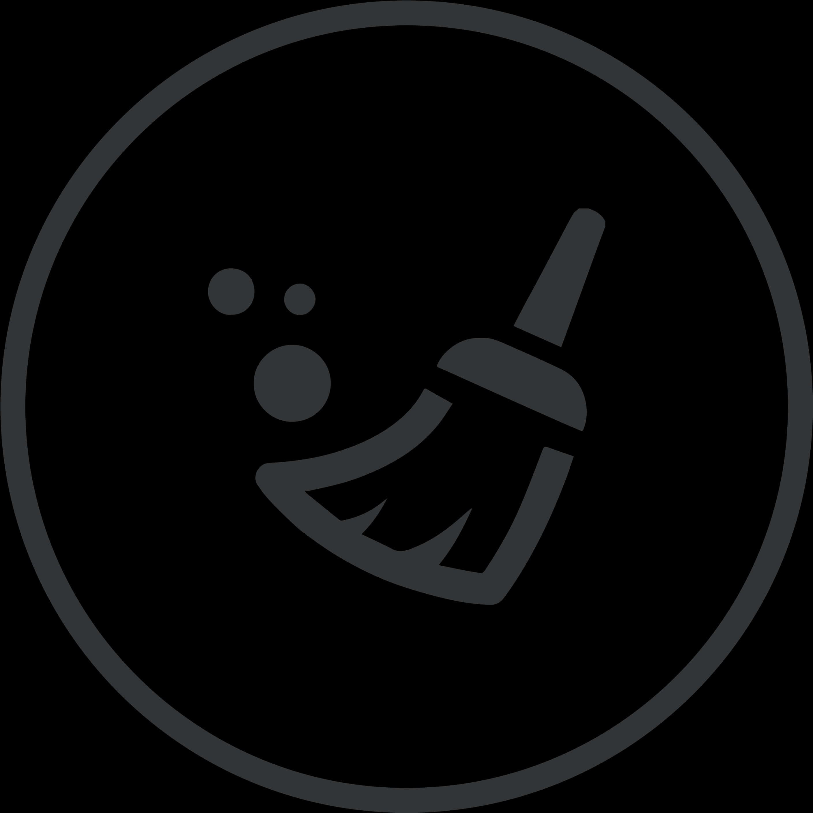 A Logo Of A Broom