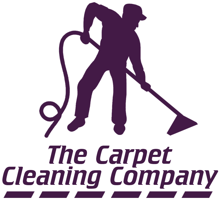 A Purple Silhouette Of A Man Holding A Vacuum