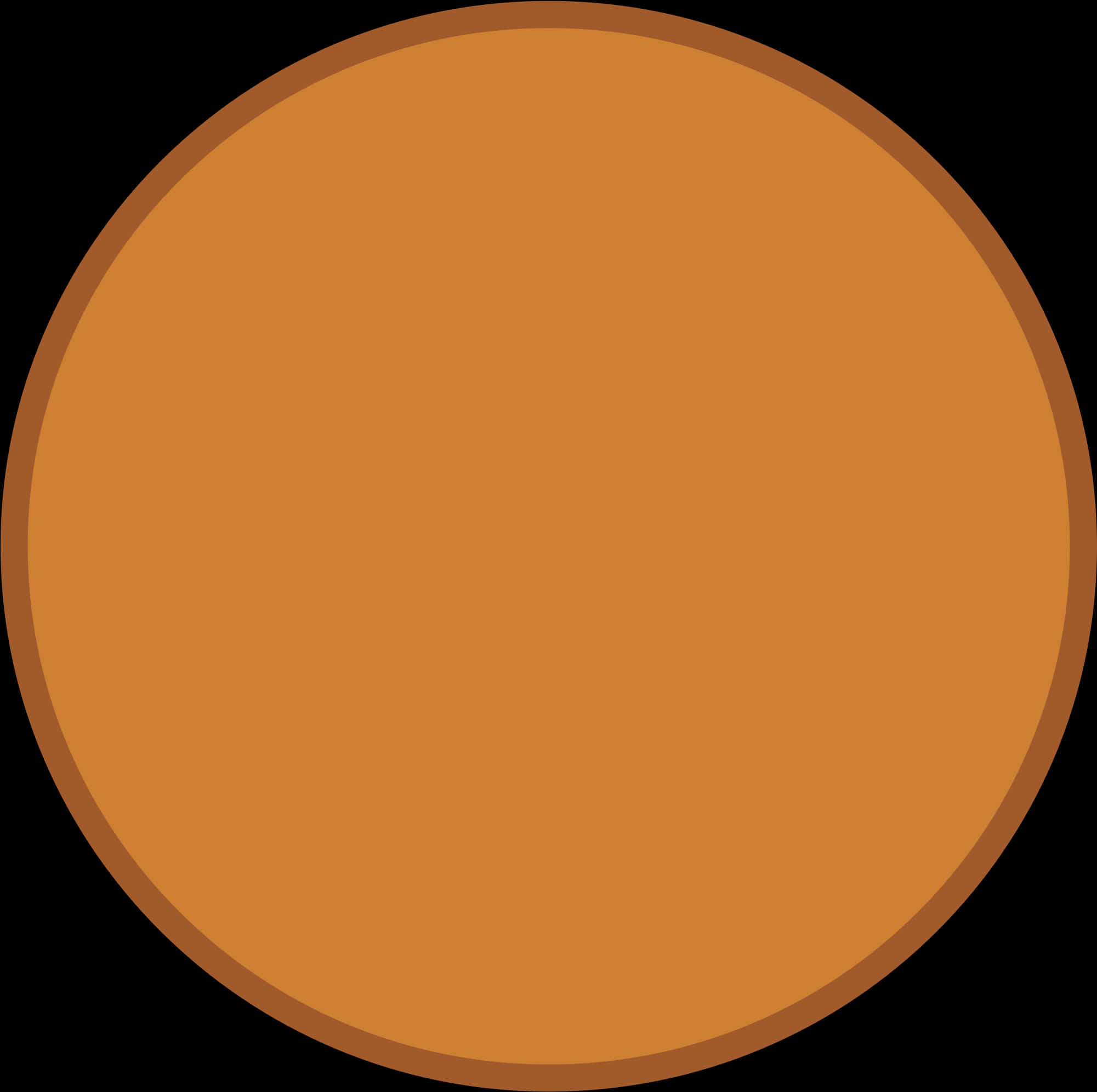 Clip Art Brown Circle