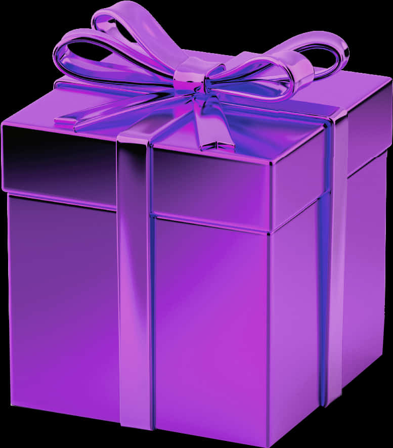 Purple Gift Present