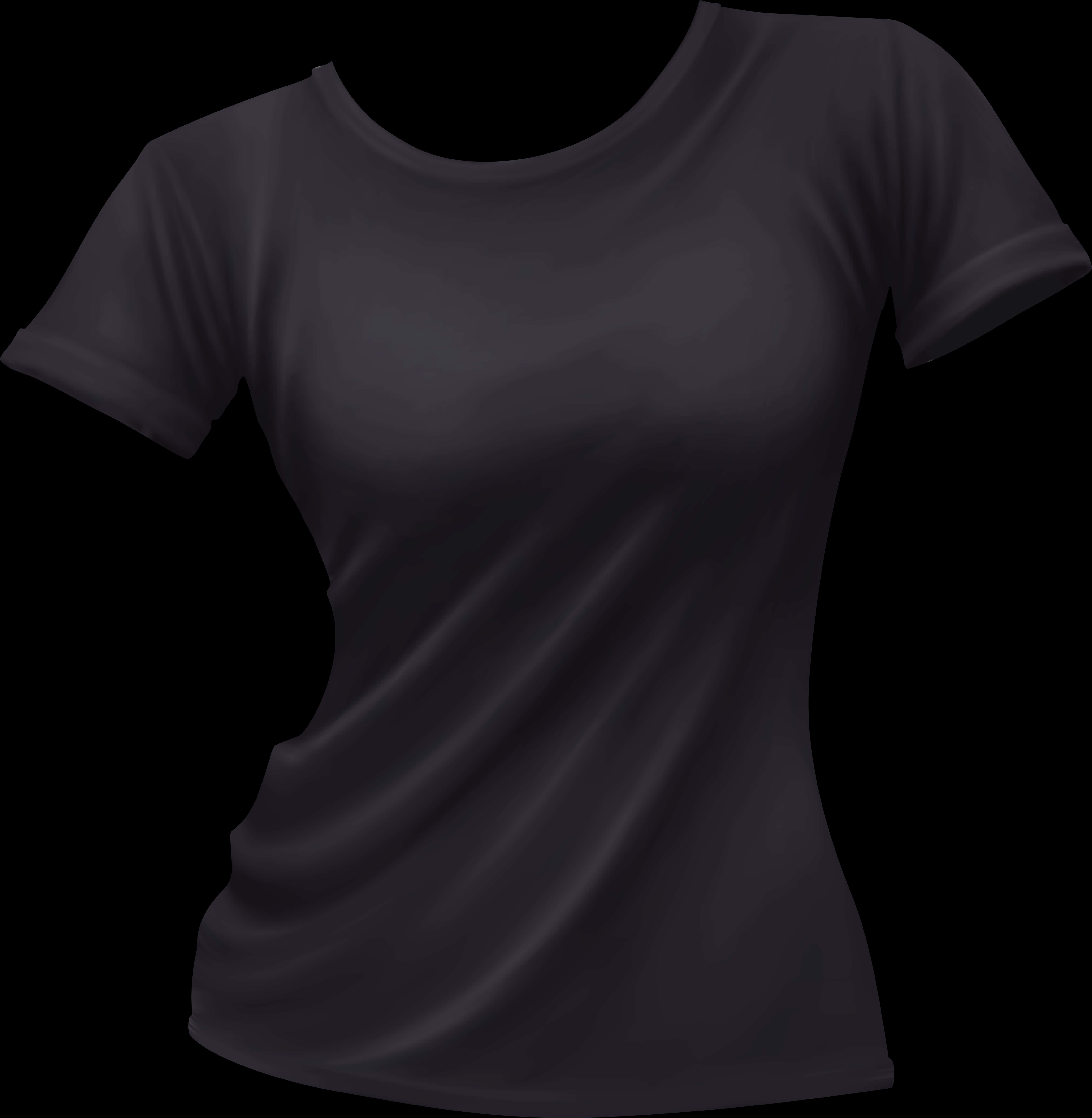 A Black Shirt With A Black Background