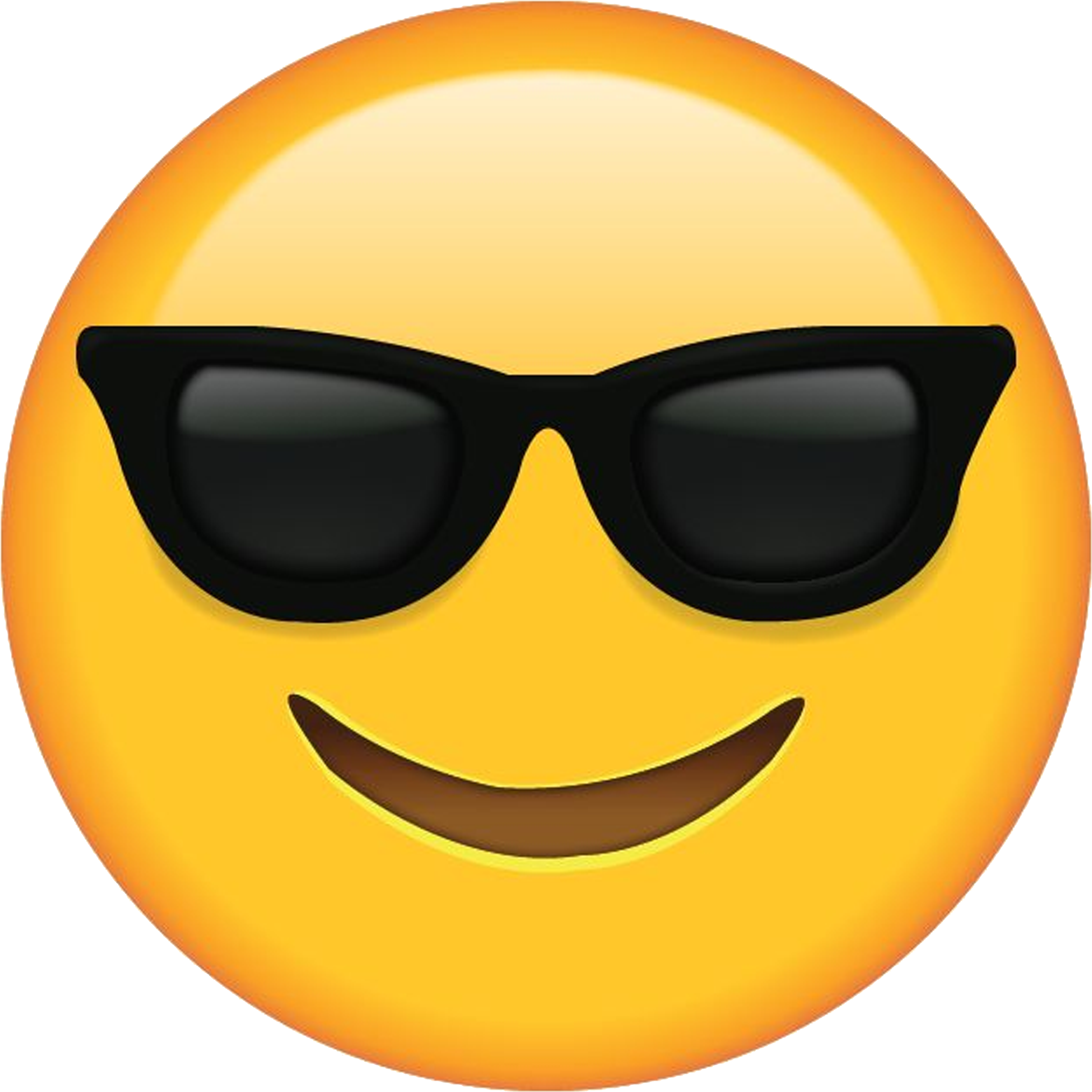 A Yellow Smiley Face With Sunglasses