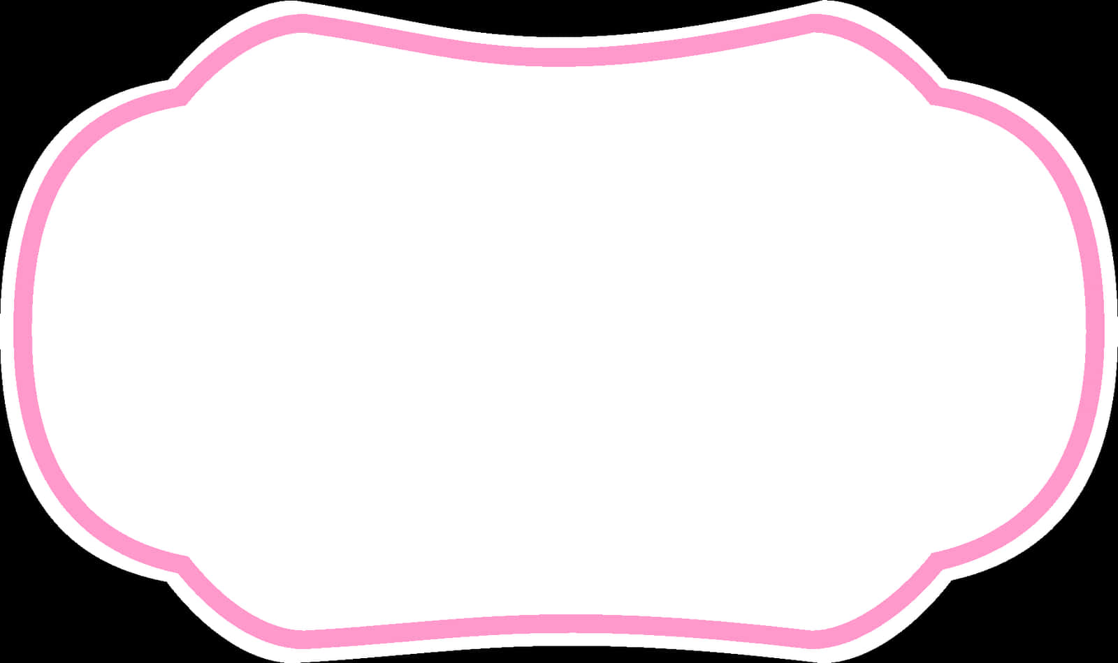 A White And Pink Frame
