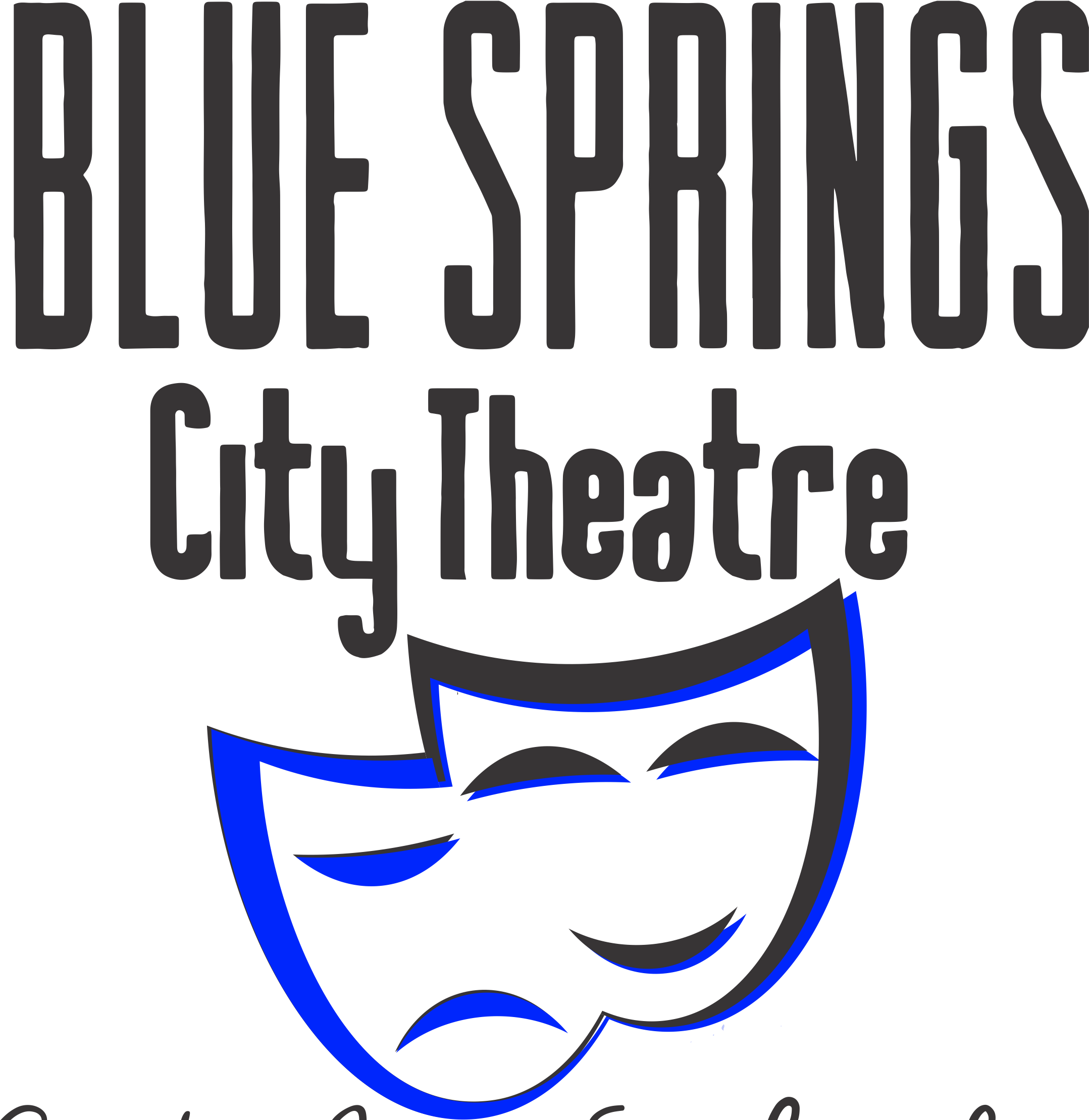 A Black And Blue Logo