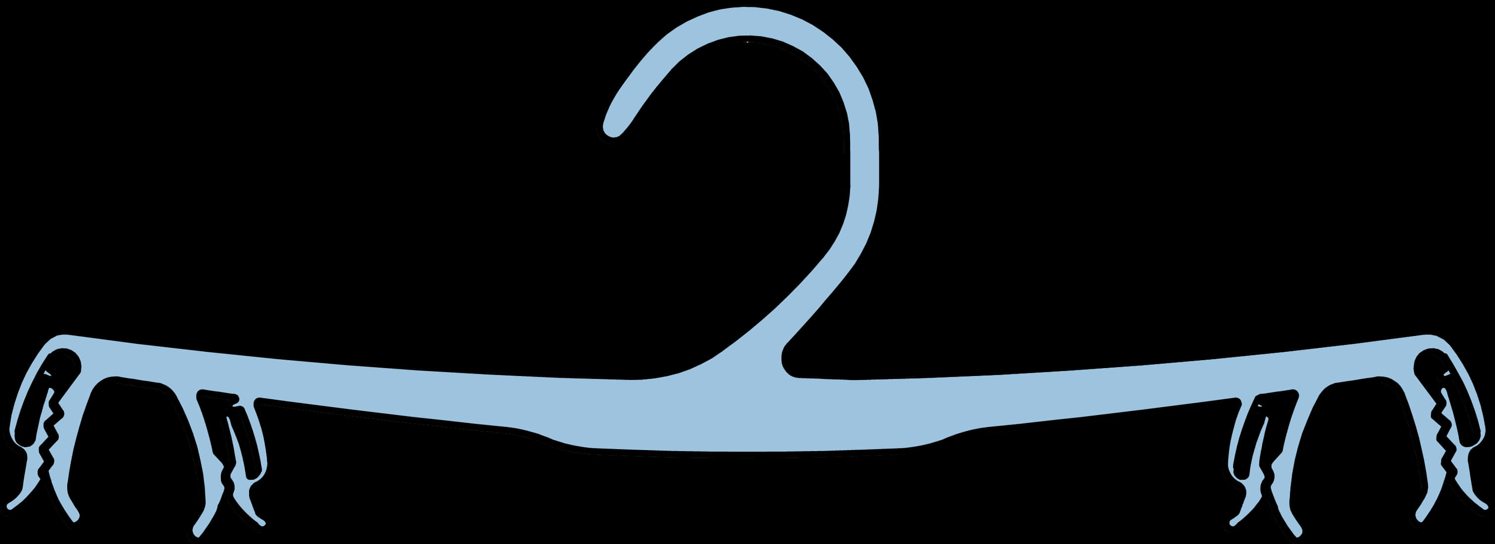 A Blue Hook With A Black Background