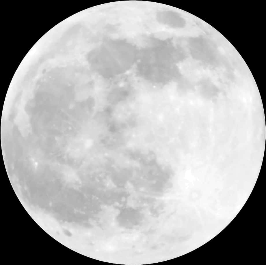 Clip Art Moon Png Transparent - Full Moon Png, Png Download